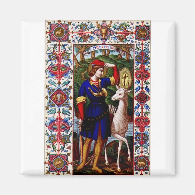 Aimant Saint Hubert de Liège avec le cerf  (Devant)