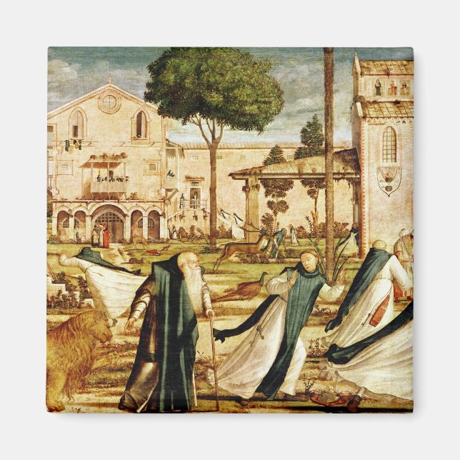 Aimant Saint Jérôme et Lion dans le monastère, 1501-09 (Devant)