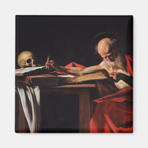 Aimant Saint Jerome Writing (by Caravaggio)
