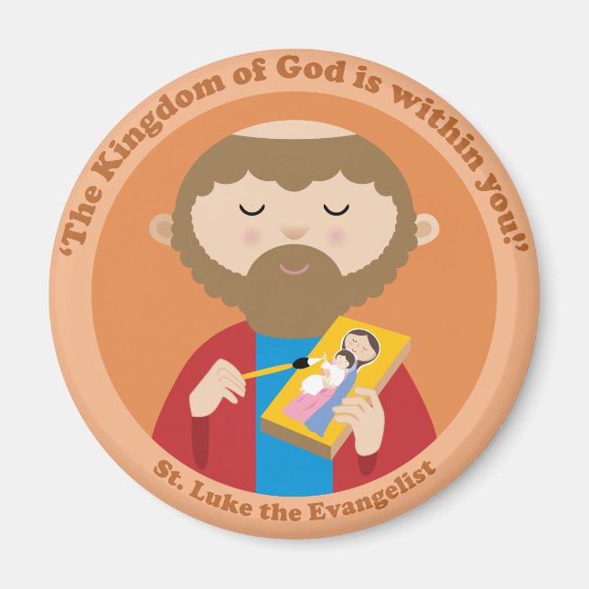 Aimant Saint Luc l'évangéliste (Devant)