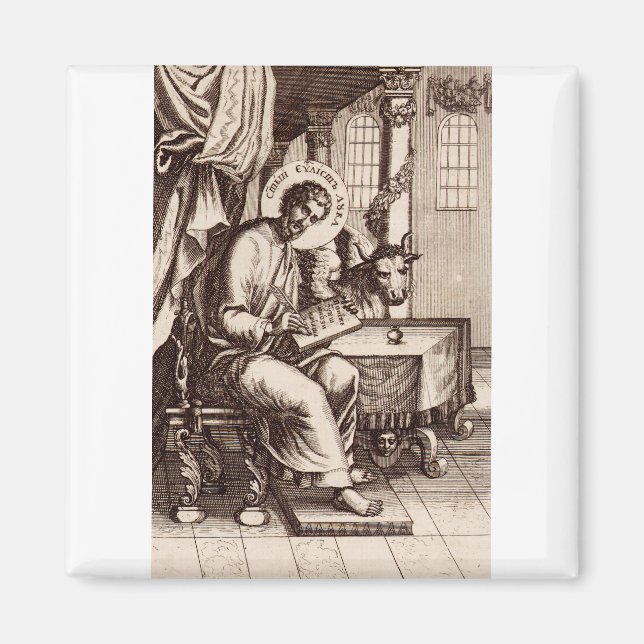 Aimant Saint Luc l'Évangéliste et Apôtre (Devant)