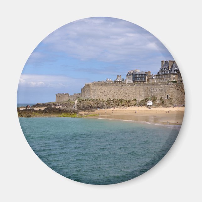 Aimant Saint-Malo en France (Devant)