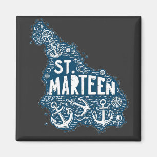Aimant Saint-Martin SXM Marin Magnet