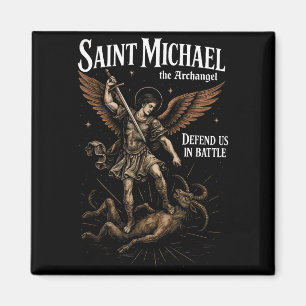 Aimant Saint Michel Défendez-Nous Dans La Bataille Archan