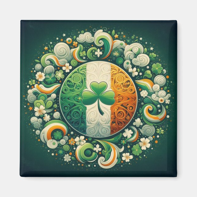 Aimant Saint Patrick's day/Irlande/Irlande (Devant)