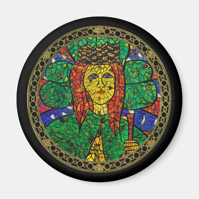 Aimant Saint Patron De La Dépression Et De L'Anxiété St D (Devant)