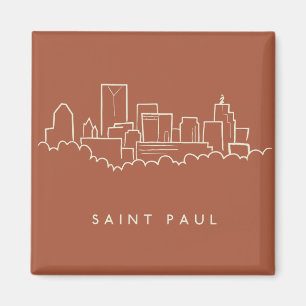 Aimant Saint Paul, Minnesota Skyline