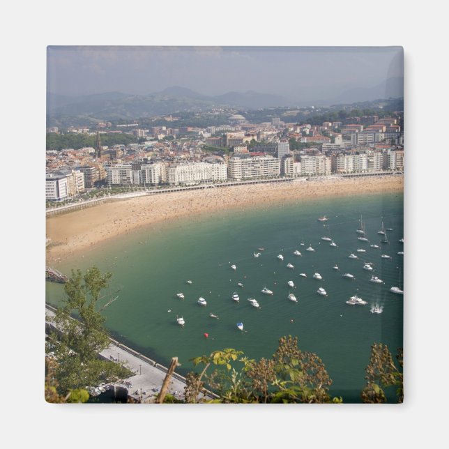 Aimant Saint-Sébastien, Espagne. La ville basque de San (Devant)