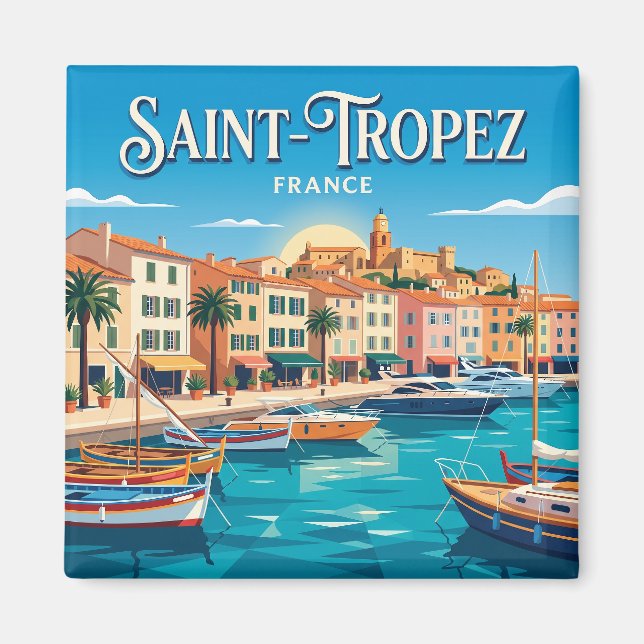 Aimant Saint-Tropez France (Devant)
