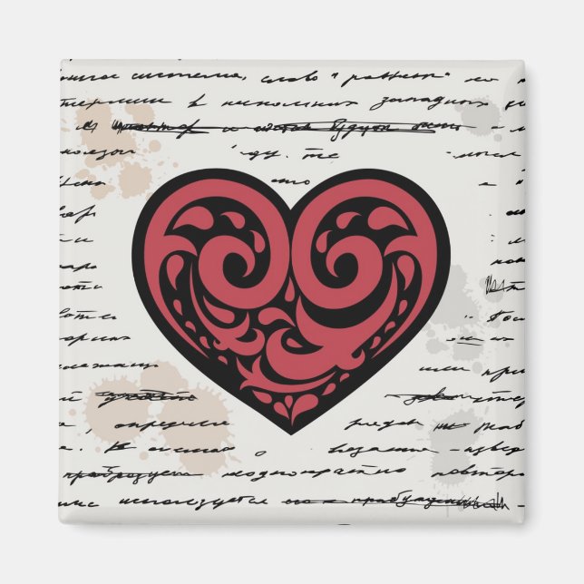 Aimant Saint Valentin 2 (Devant)