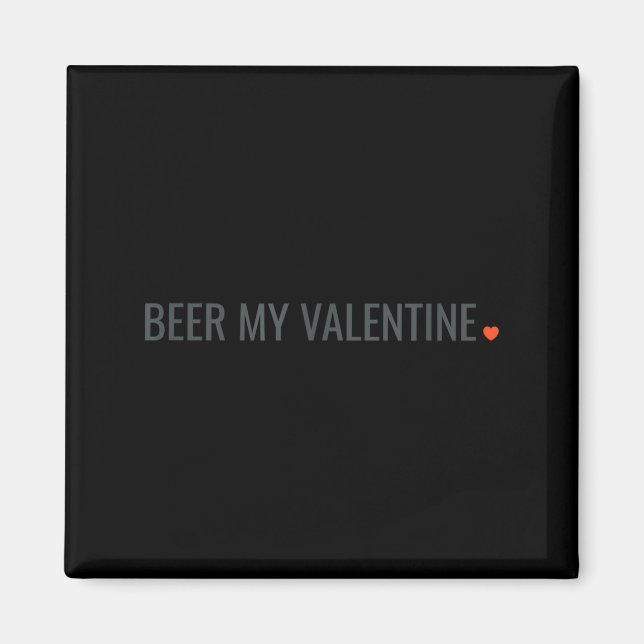 Aimant Saint-Valentin Bière Drôle  (Devant)