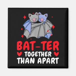 Aimant Saint-Valentin Câlins Chauves-souris Mignons Coupl