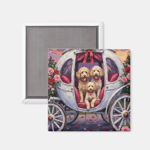 Aimant Saint-Valentin Chien Caniche