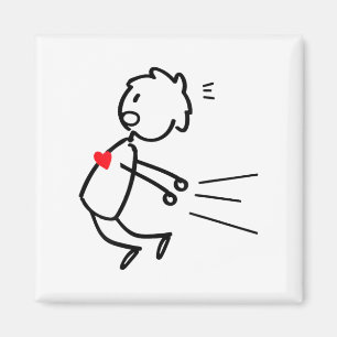 Aimant Saint-Valentin drôle couple appariés pour hommes f