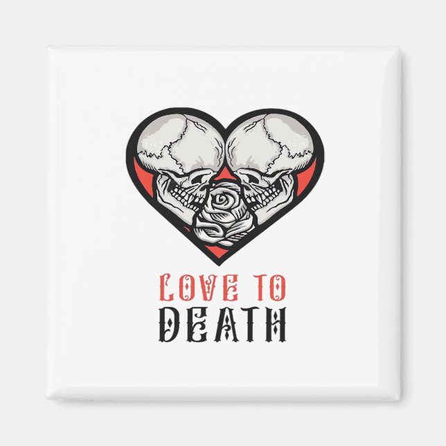 Aimant Saint-Valentin esthétique jusqu'à ce que la mort n (Devant)
