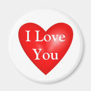 Aimant Saint Valentin Je t'aime