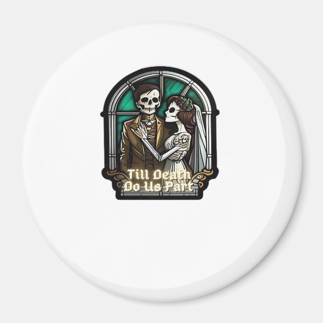 Aimant Saint-Valentin Jusqu'à Ce Que la Mort Nous Sépare  (Devant)