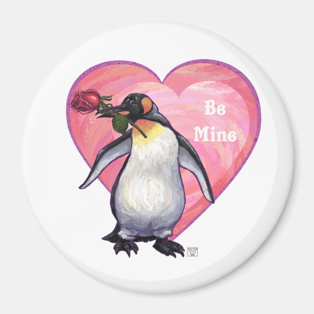 Aimant Saint-Valentin Penguin (Devant)