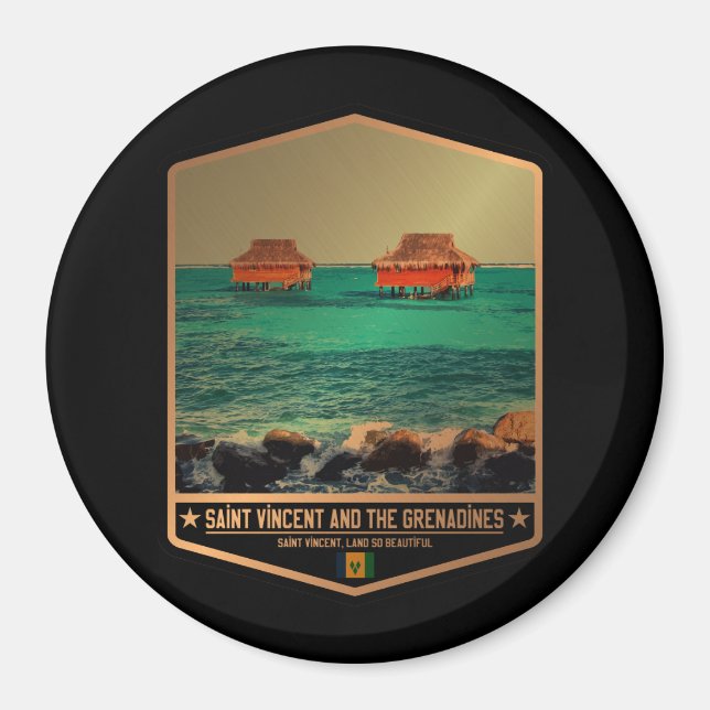 Aimant Saint-Vincent-et-les Grenadines (Devant)