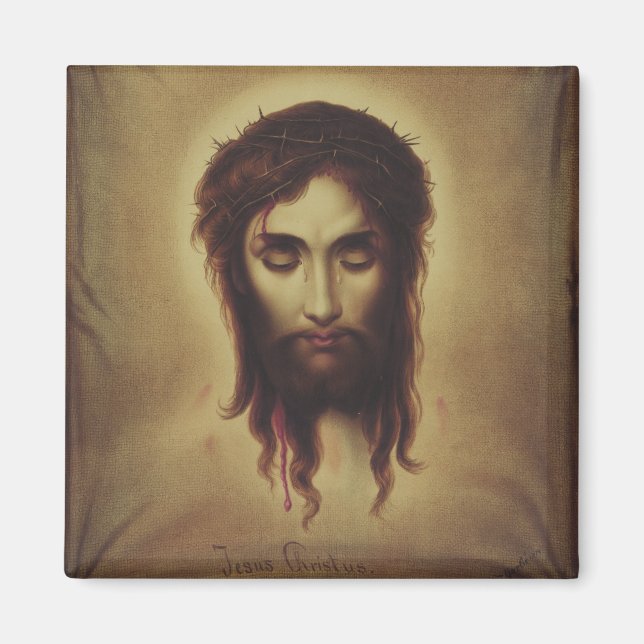Aimant Saint Visage de Jésus-Christ (Devant)