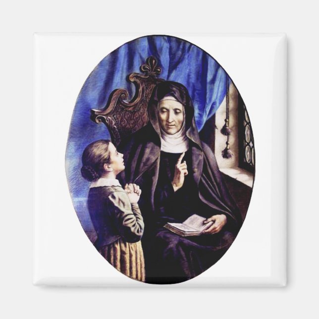 Aimant Sainte Angela Merici vierge et fondatrice (Devant)