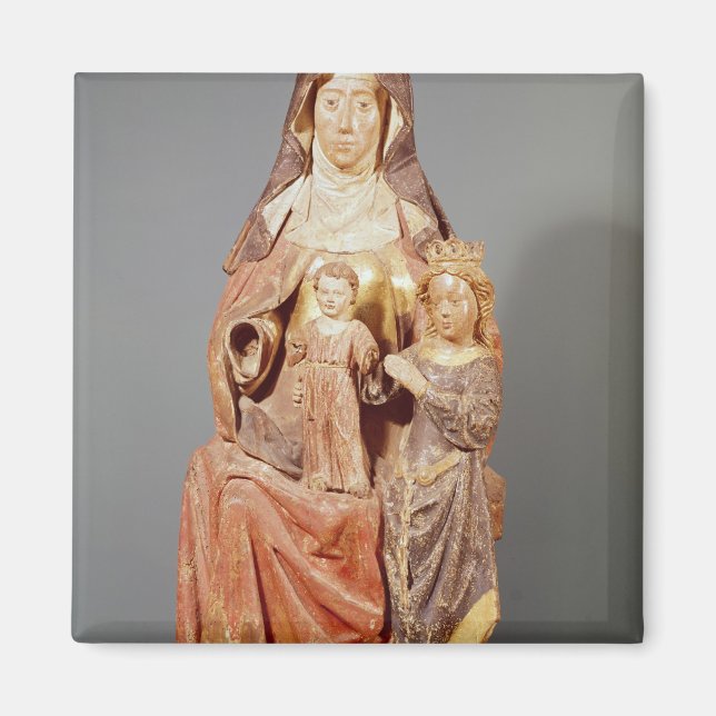 Aimant Sainte-Anne, la Vierge et l'Enfant, (Devant)