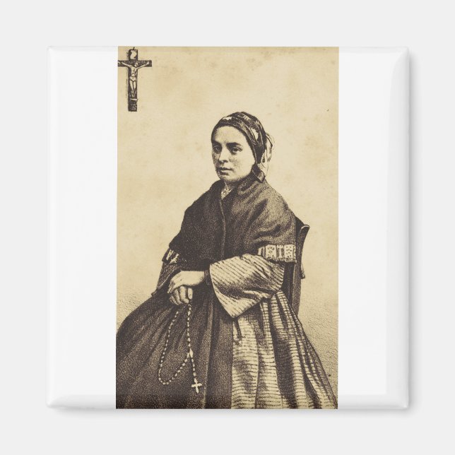 Aimant Sainte Bernadette Soubirous Beaux-Arts (Devant)