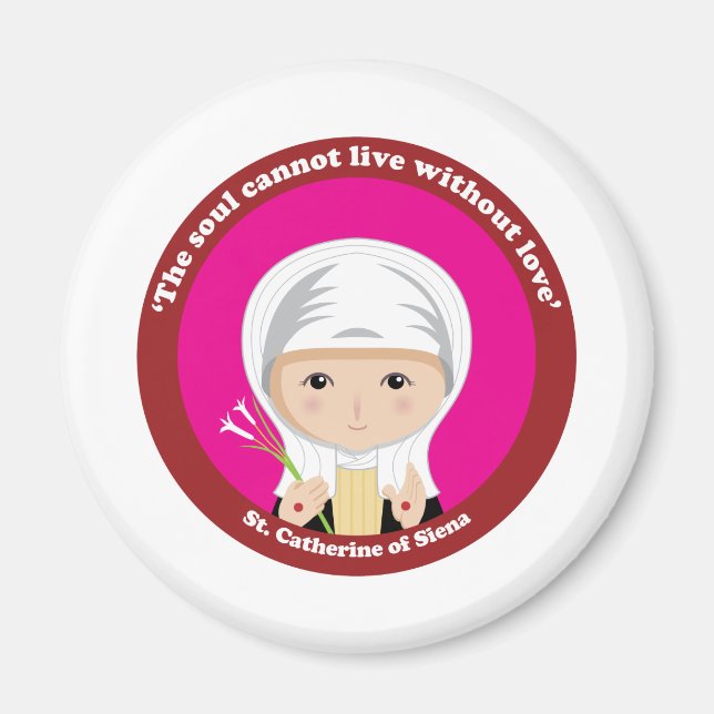 Aimant Sainte-Catherine de Sienne (Devant)