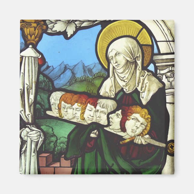 Aimant Sainte Félicité et les têtes de ses sept fils (Devant)