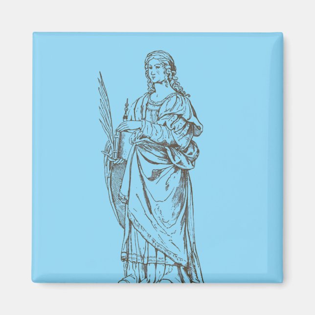 Aimant Sainte Lucie par Bernardino Luini  (Devant)