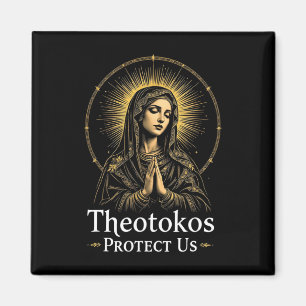 Aimant Sainte Marie Théotokos chrétienne orthodoxe Protég