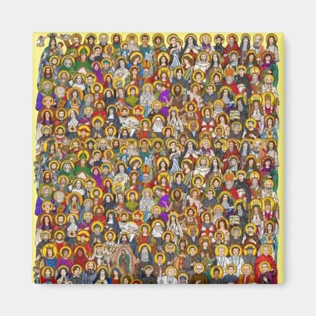 Aimant Saints, All saints, Catholic Saints (Devant)