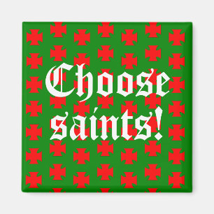 Aimant Saints_Aplenty Slogan (Édition de Noël 1)