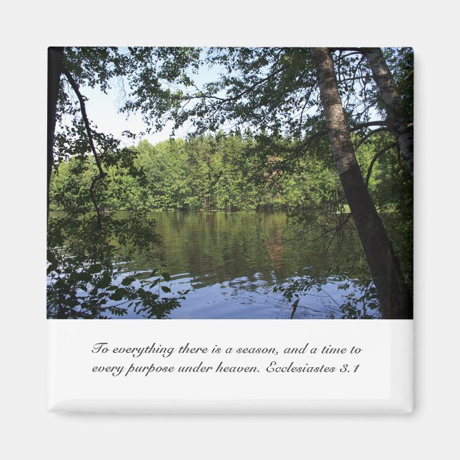 Aimant Saison Ecclesiastes Lake Forest (Devant)