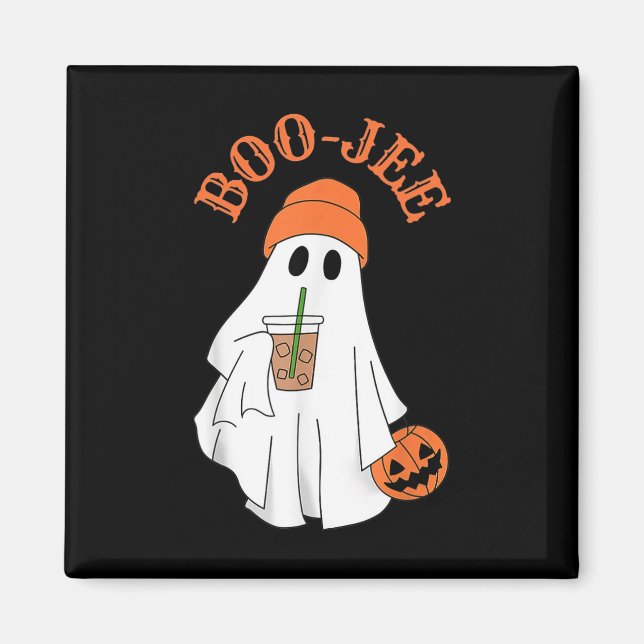 Aimant Saison éffrayante Cute Boujee Ghost Costume d'Hall (Devant)