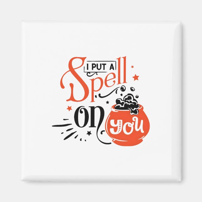 Aimant Saison Éffrayante De L'Halloween (Devant)