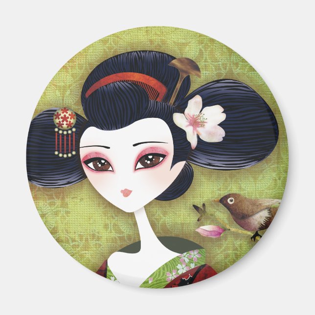 Aimant Sakura Girl (Devant)