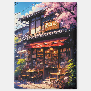 Aimant Sakura Kissa - Café aux fleurs de cerisier