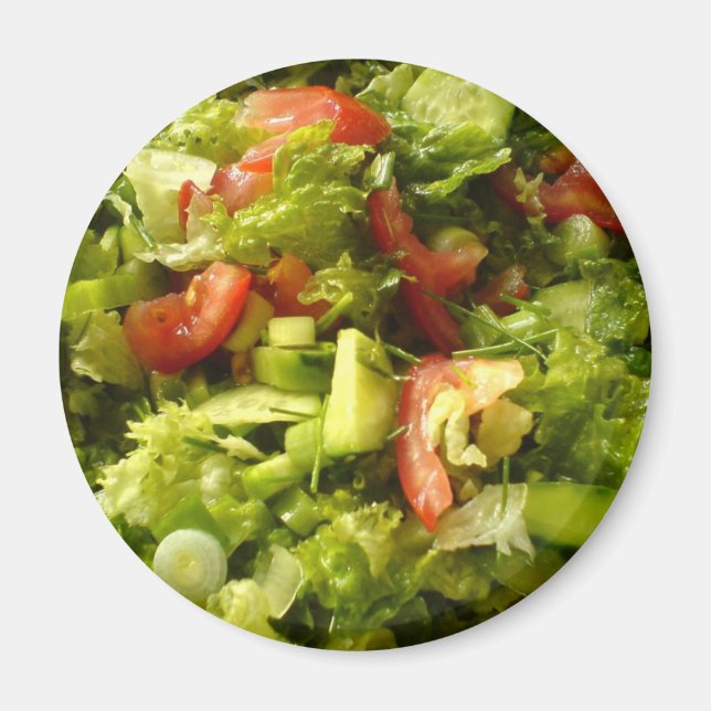 Aimant salade de printemps (Devant)