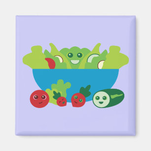Aimant Salade mignonne