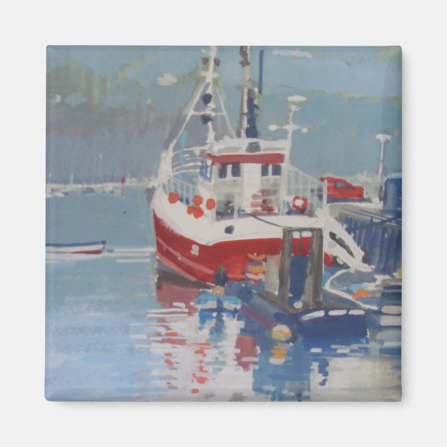 Aimant Salcombe de Fisherman's Quay (Devant)