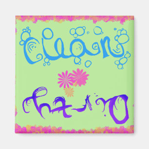 Aimant sale et propre de lave-vaisselle