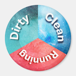 Aimant Sale propre de cuisine de bureau d'aimant de