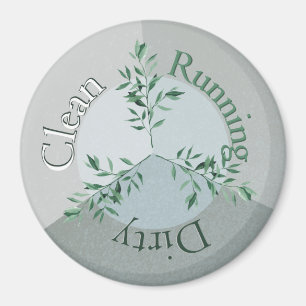 Aimant Sale propre de feuille de Ruscus de verdure