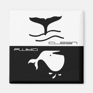 Aimant Sale propre de lave-vaisselle