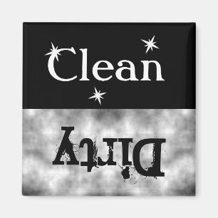 Aimant sale propre grunge blanc noir de