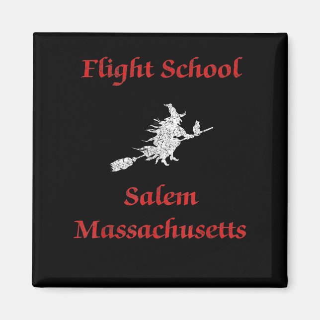 Aimant Salem Flight School Halloween Witel Vêtements Cade (Devant)