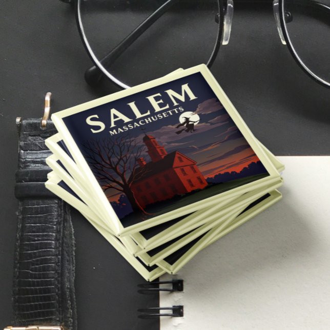 Aimant Salem Massachusetts vintage (Créateur téléchargé)