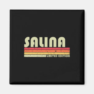 Aimant Salina Nom Retro Vintage personnalisé 80s 90s Bir