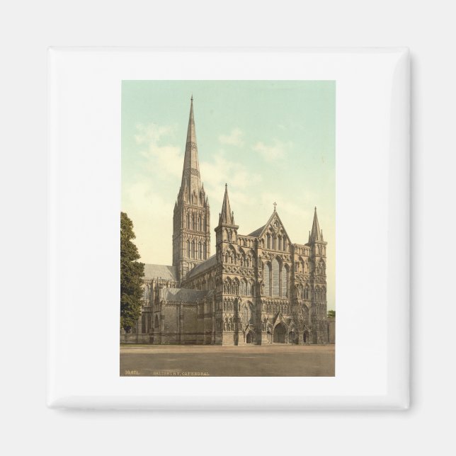 Aimant Salisbury Cathedral II, Wiltshire, Angleterre (Devant)